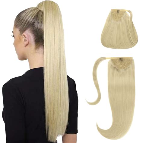 blond pony|Amazon.com: Blonde Ponytail Extensions.